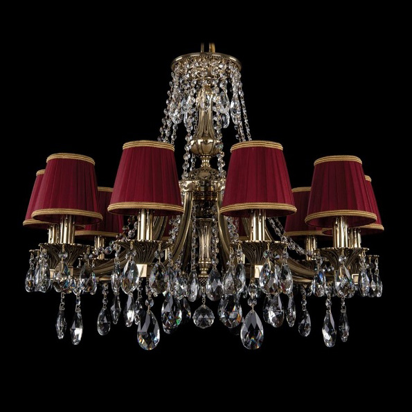 Подвесная люстра Bohemia Ivele 1771/10/220/A/GB/SH8B