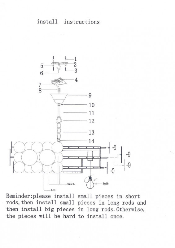 Подвесная люстра Lightstar 797061