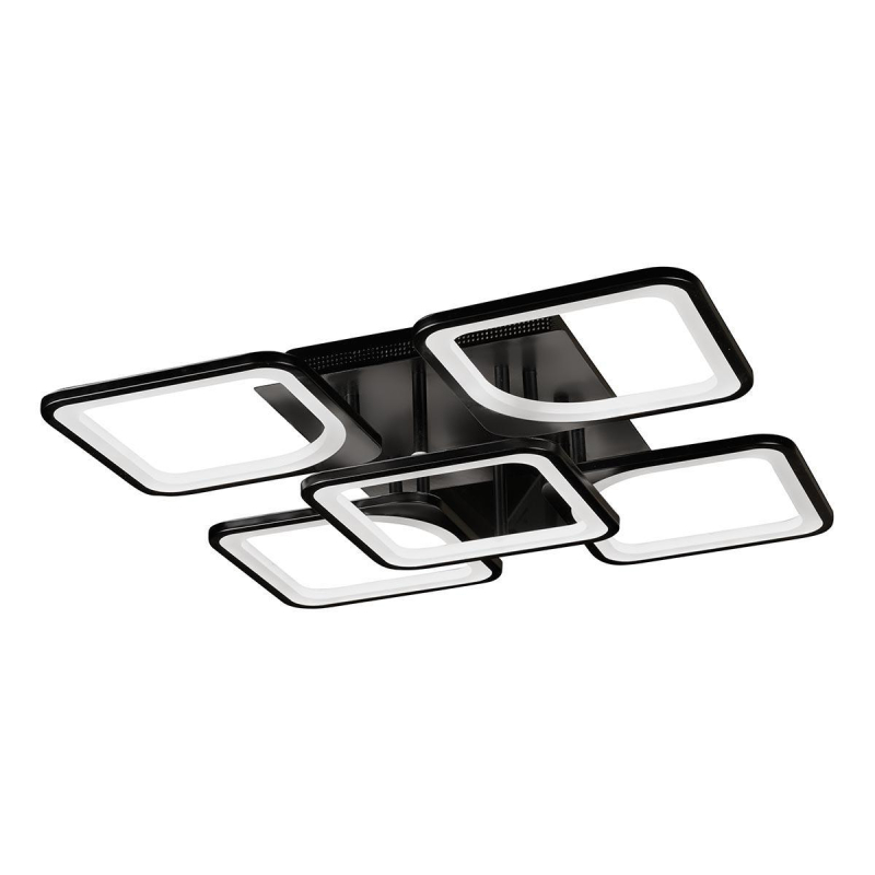 Потолочная светодиодная люстра с пультом iLedex Pluto 9905/5 BK