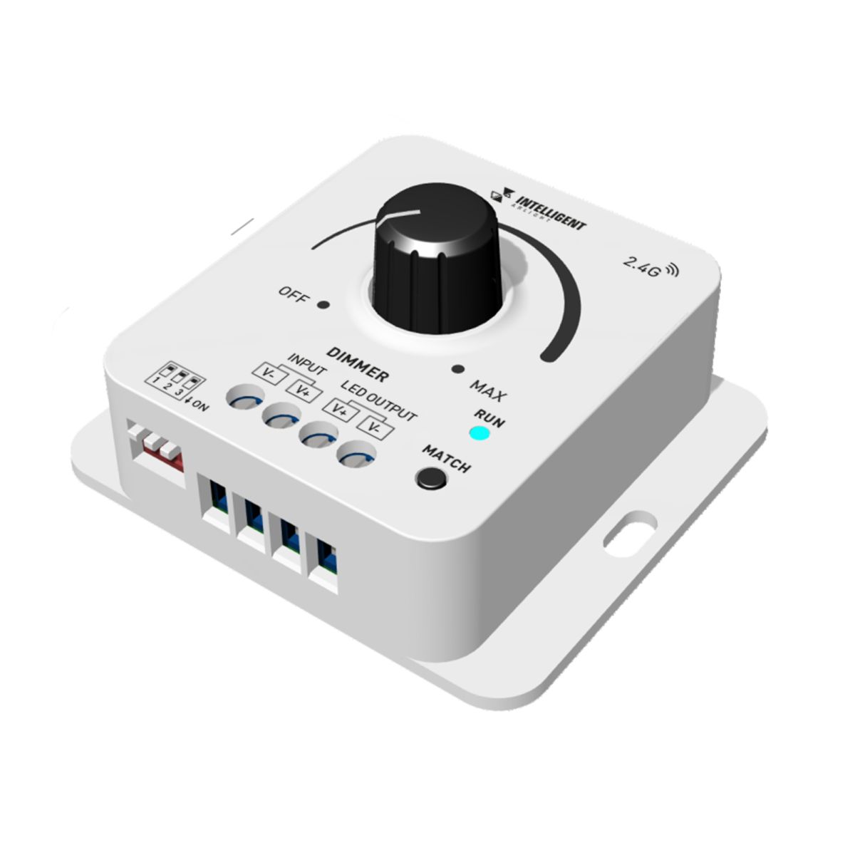 Диммер Arlight SMART-PWM-101-32-DIM-SUF (12-48V, 1x8A, 2.4G) (IARL, IP20 Пластик) 050417