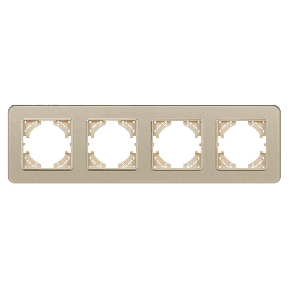 Рамка на 4 поста стеклянная Arlight FRM-OMALI-SFGS-4-GD 049719