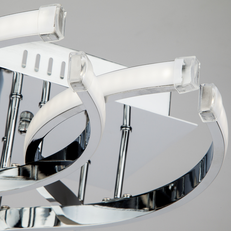 Потолочный светильник Eurosvet Plisse 90051/8 хром