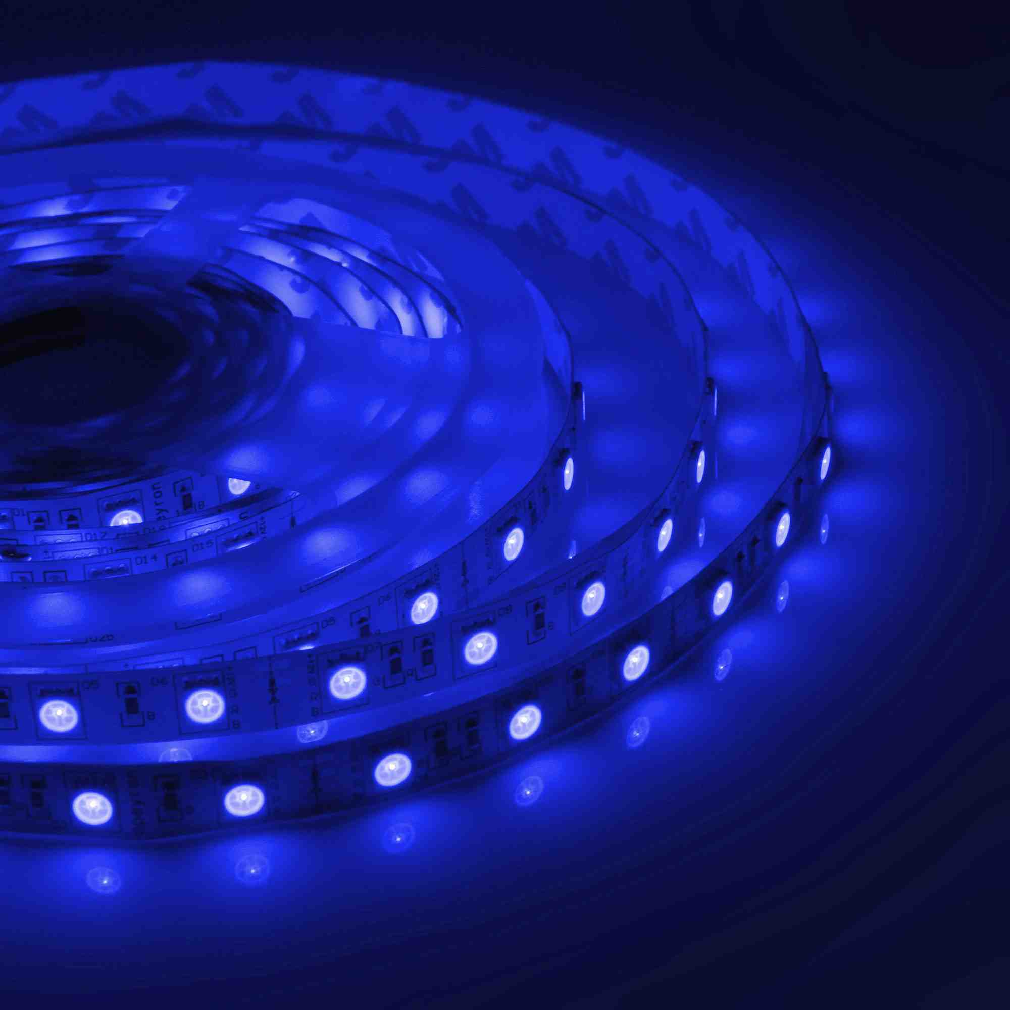 Светодиодная лента Apeyron 12В СТ 14,4Вт/м smd5050 60д/м IP67 (НАНО) 5м RGB 00-75