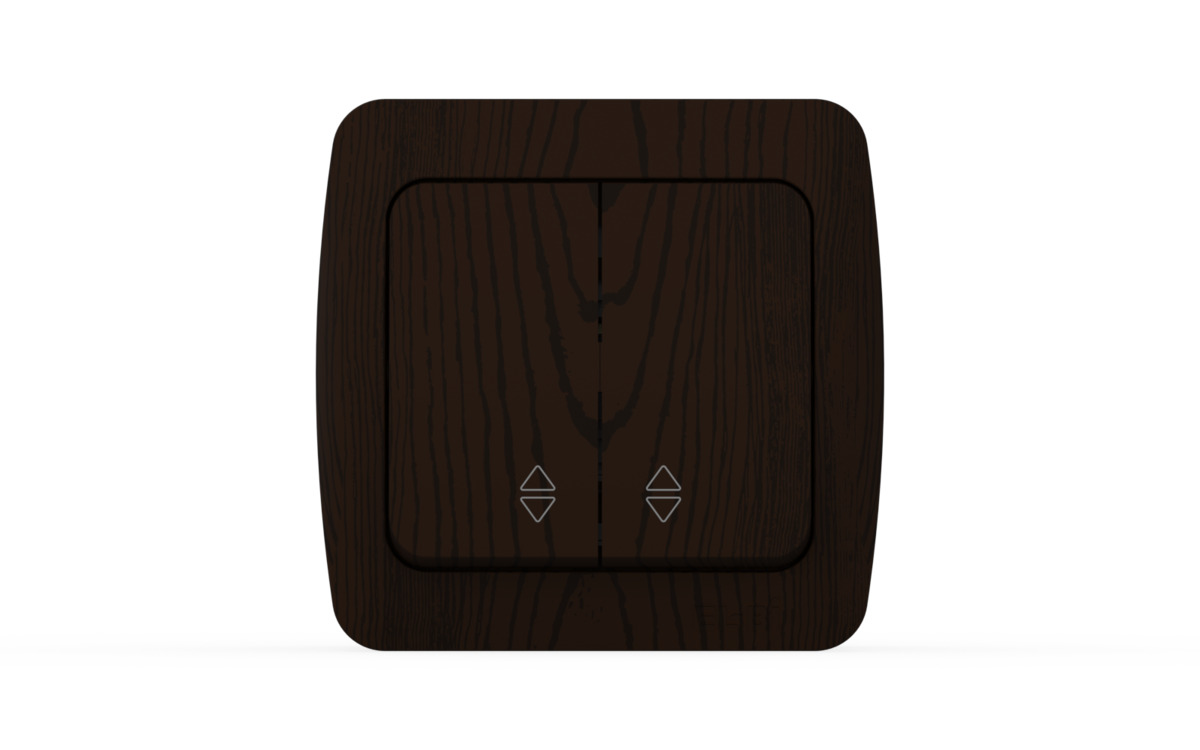 Выключатель двухклавишный проходной ELBI Alsu 504-010400-211