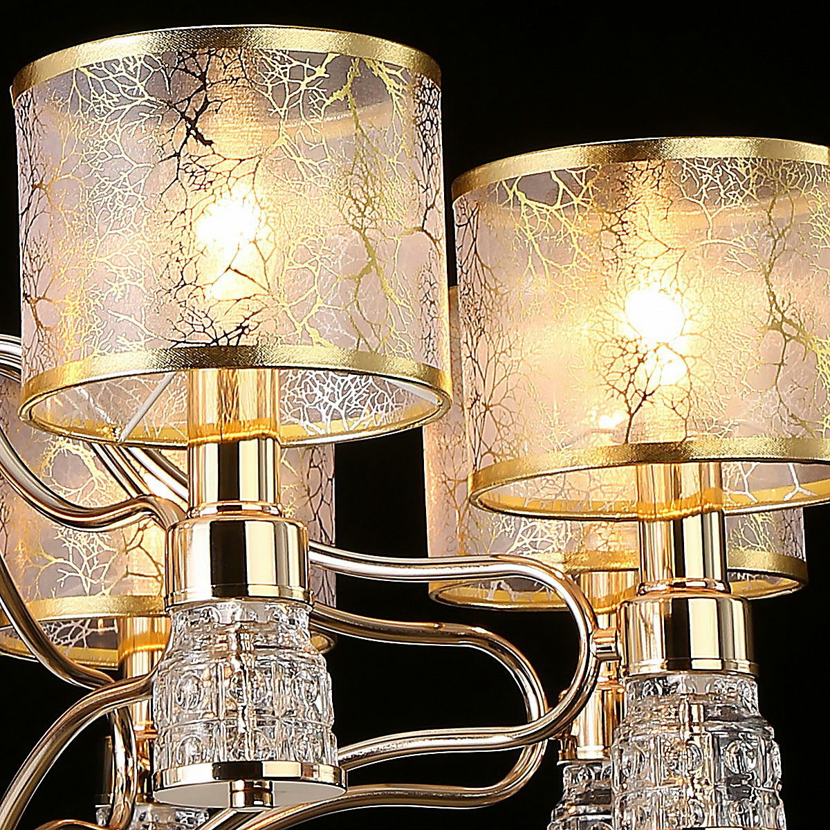 Подвесная люстра Illumico IL6216-8P-27 GD