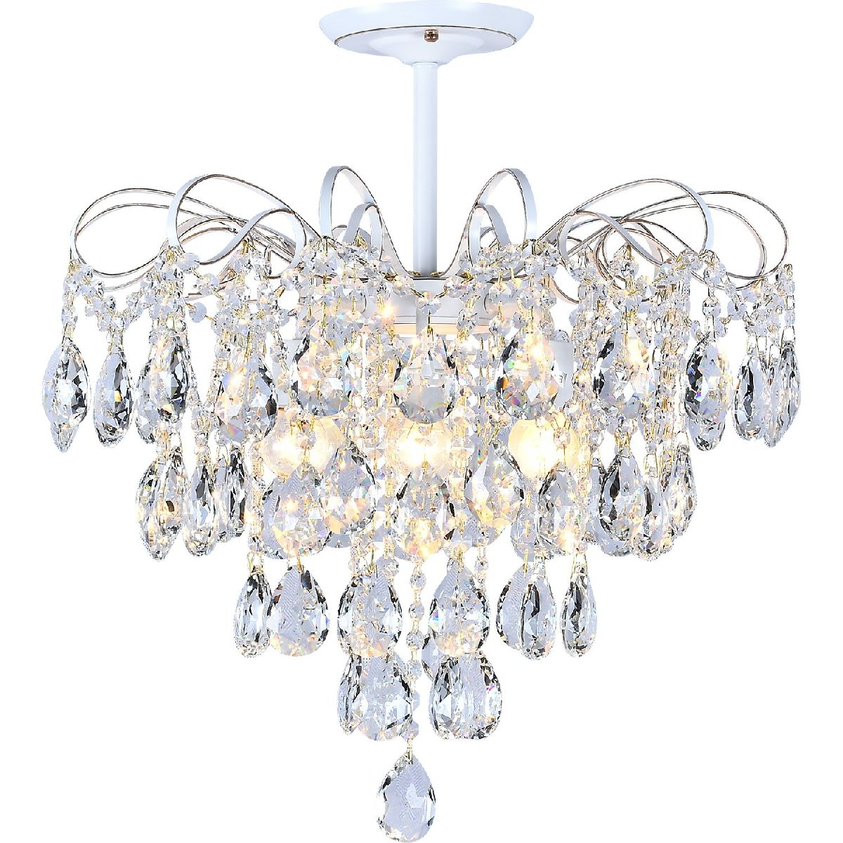 Люстра на штанге Reluce 96027-0.3-06 WH+GOLD PN