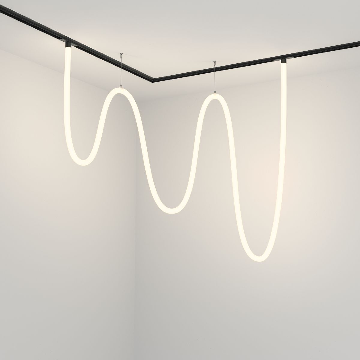 Трековый подвесной светильник Maytoni Tau TR101-2-100W4K-B