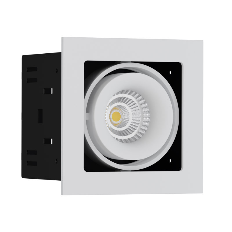 Встраиваемый светильник Ledron ON 201-9W WH-BK 00000013721