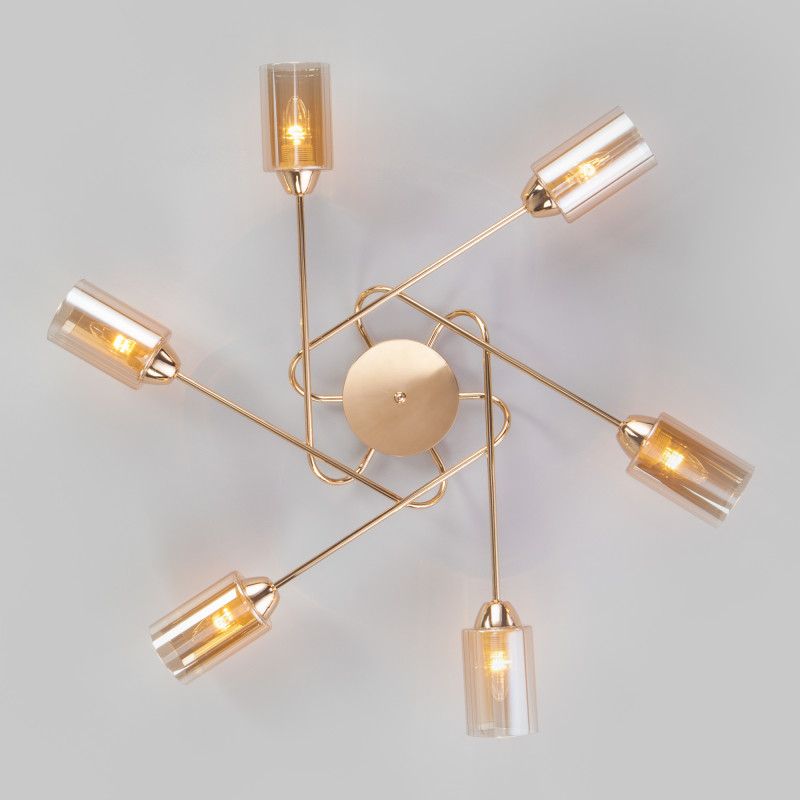 Накладная люстра Eurosvet 30167/6 золото