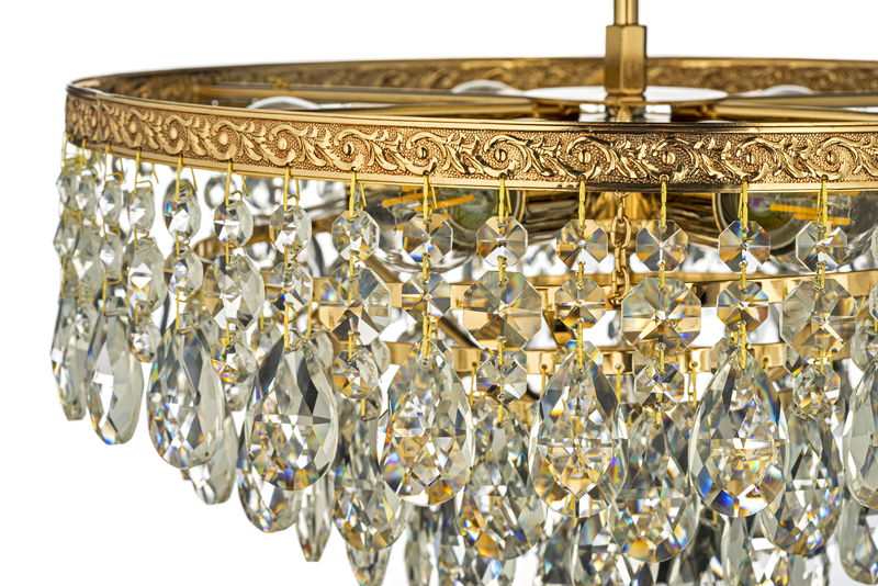 Люстра на штанге Arti Lampadari Castellana E 1.3.38.601 G