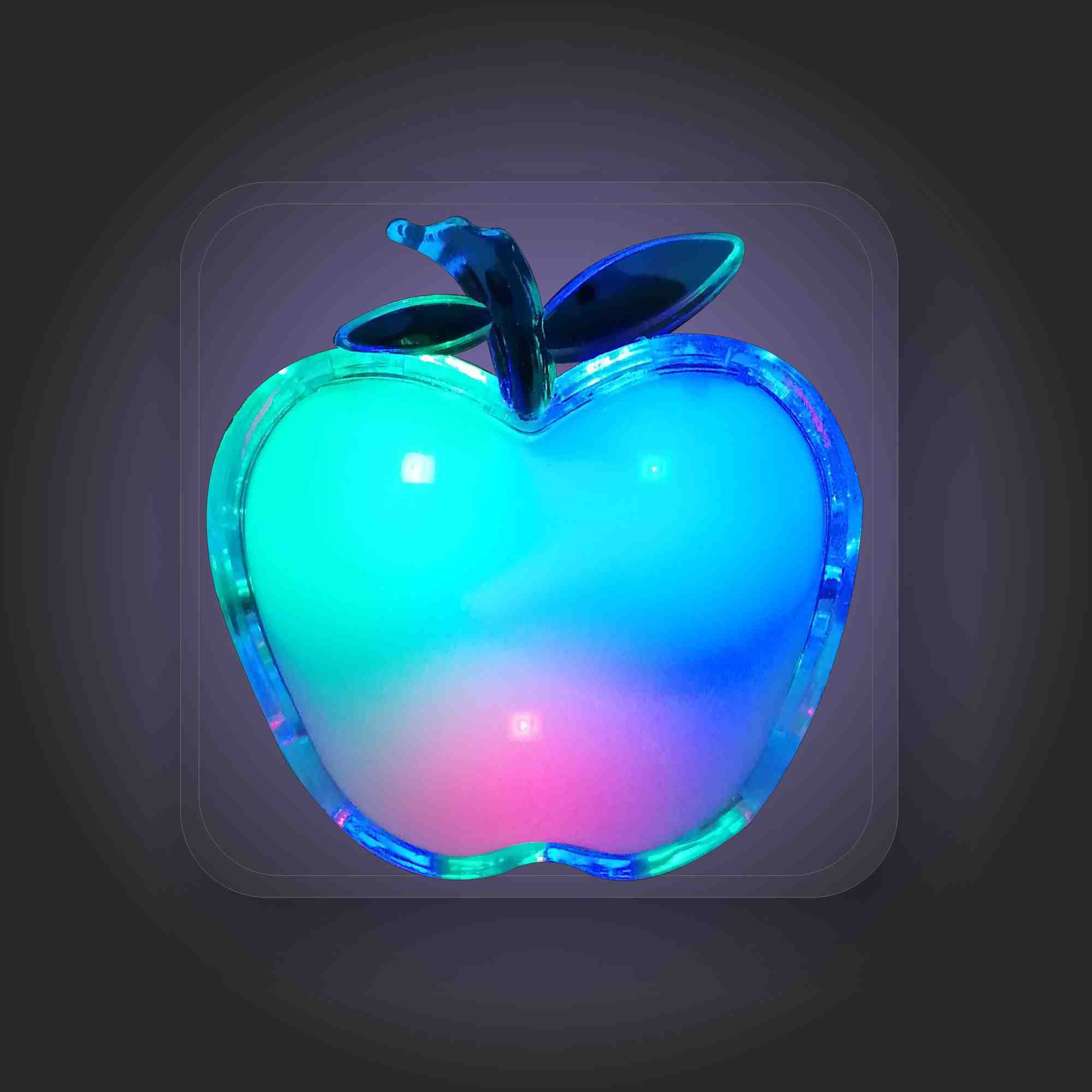 Светодиодный ночник Apeyron Яблоко мультицвет 12-136