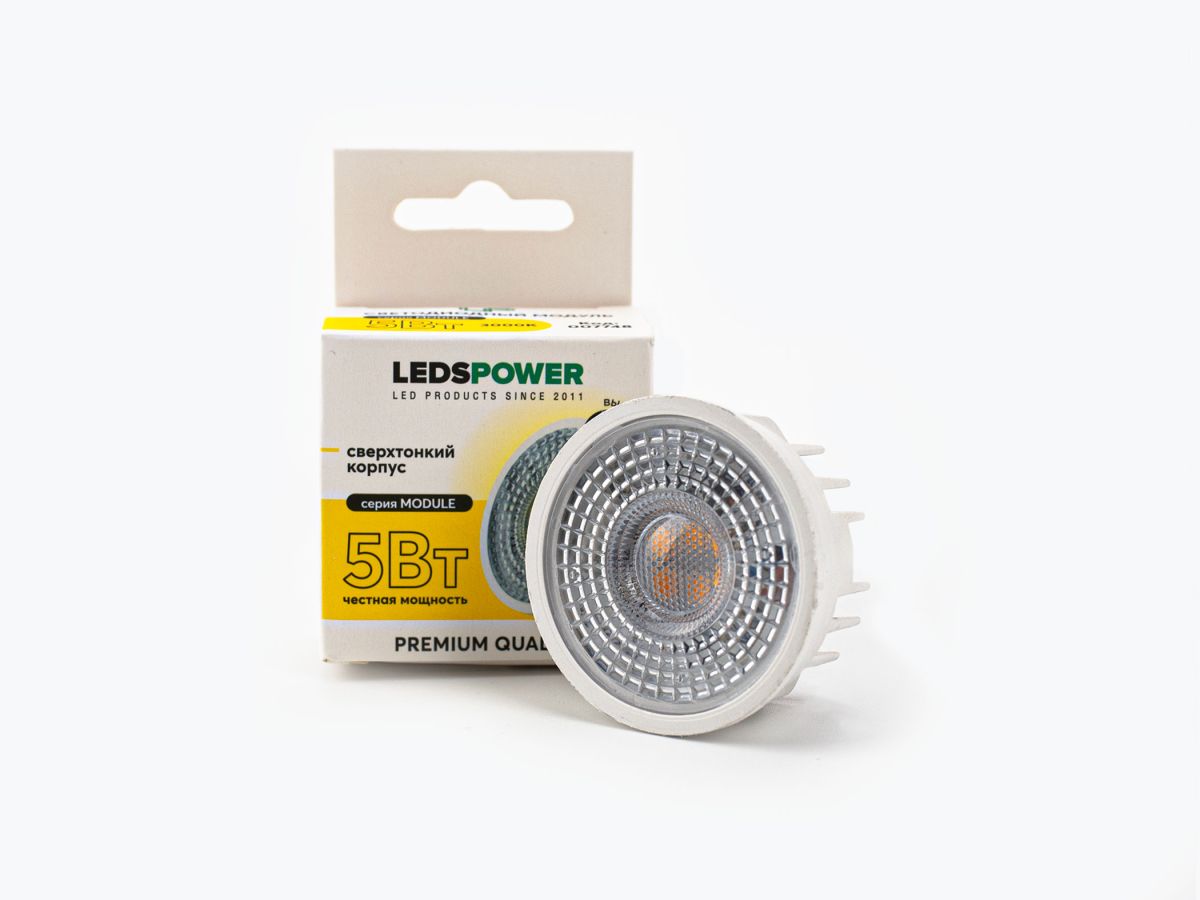 Светодиодный модуль LEDS POWER 5Вт 3000К 220В серия MODULE 007748