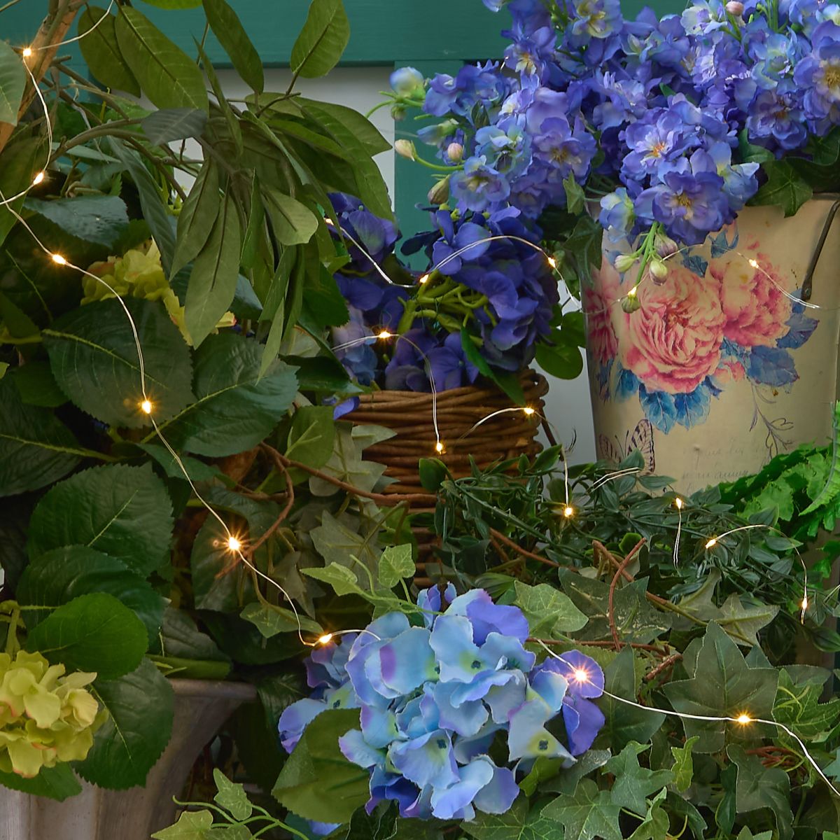 Садовая гирлянда на солнечной батарее Uniel USL-S-128/PT30000 WARMWHITE DEW UL-00012694