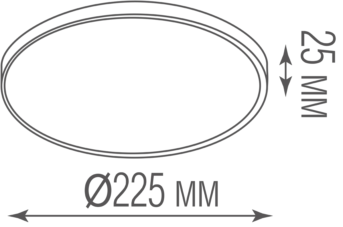 Накладной светодиодный светильник Donolux Disco DL20171R18W1B