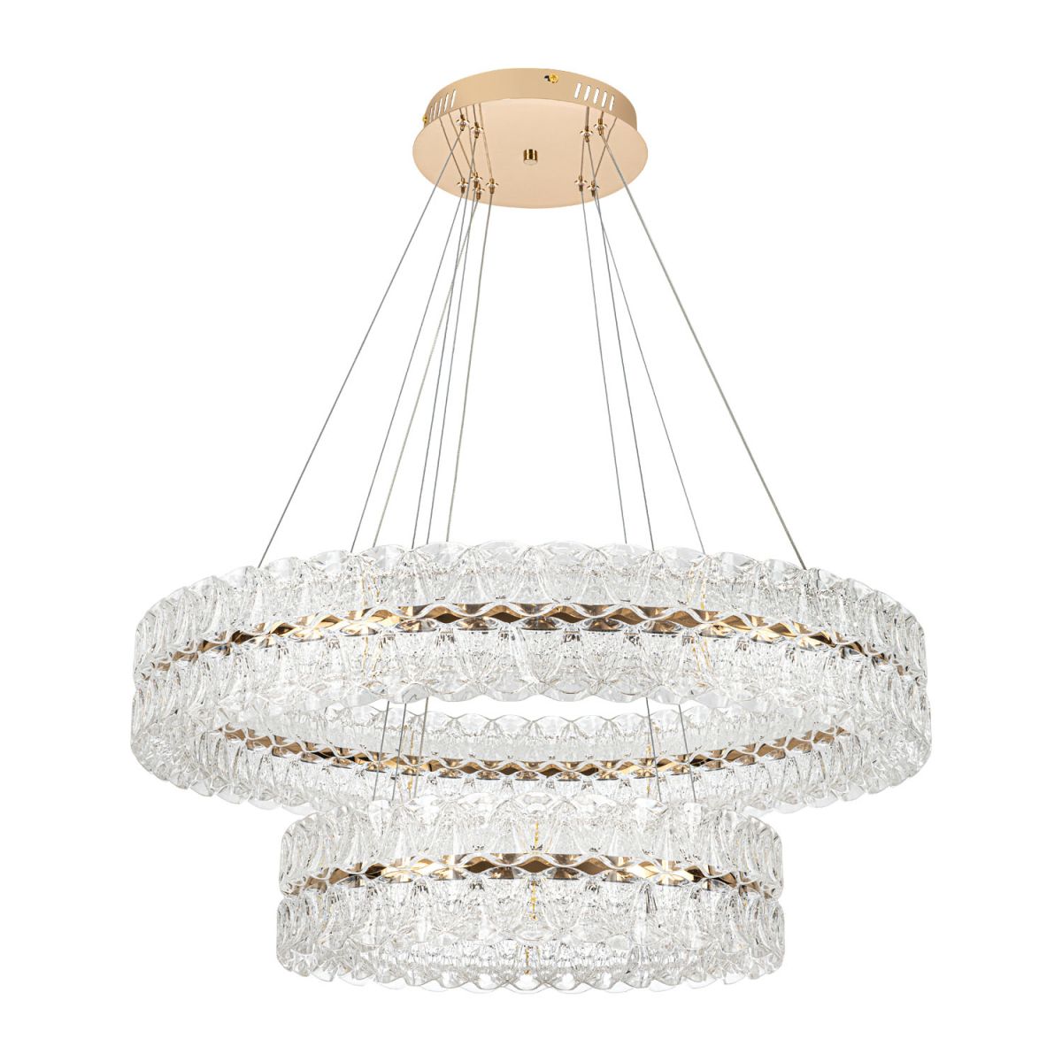 Подвесная люстра с пультом управления Modelux ML.8185.800.500 GD