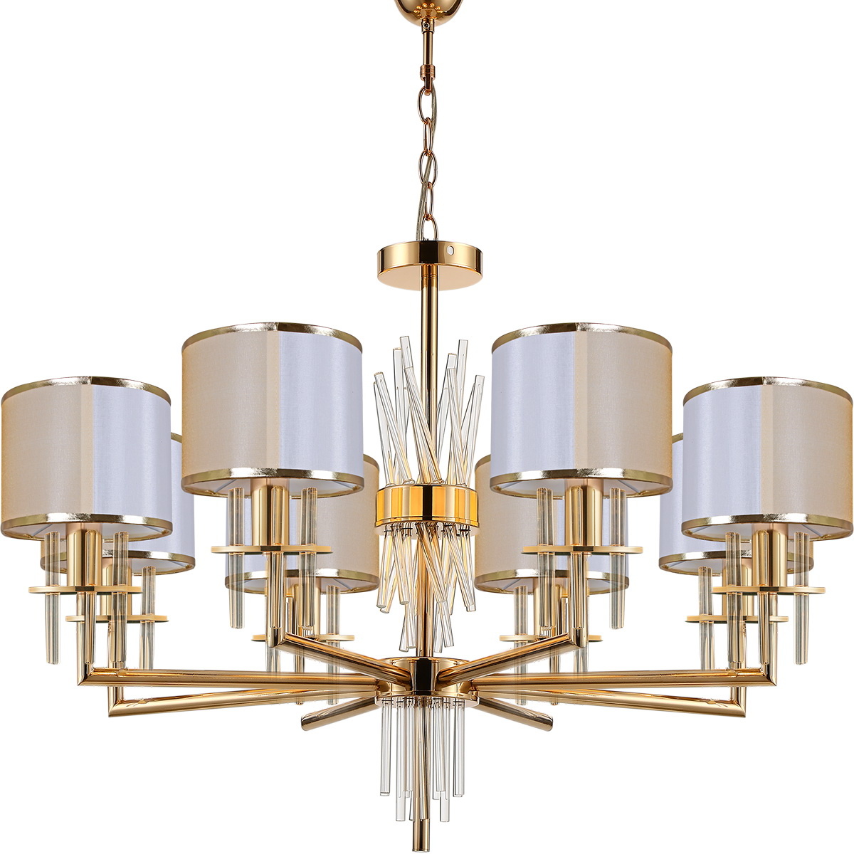 Подвесная люстра Illumico IL6203-8P-27 GD