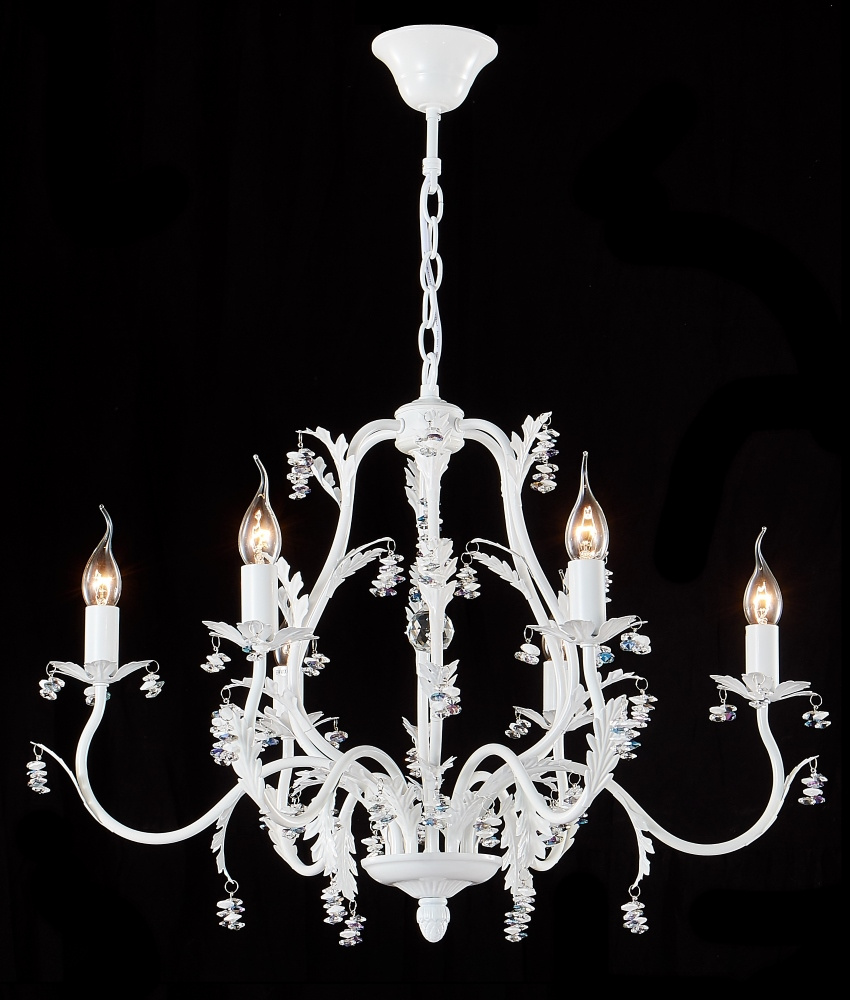 Подвесная люстра Crystal Lux CRISTINA SP6 WHITE