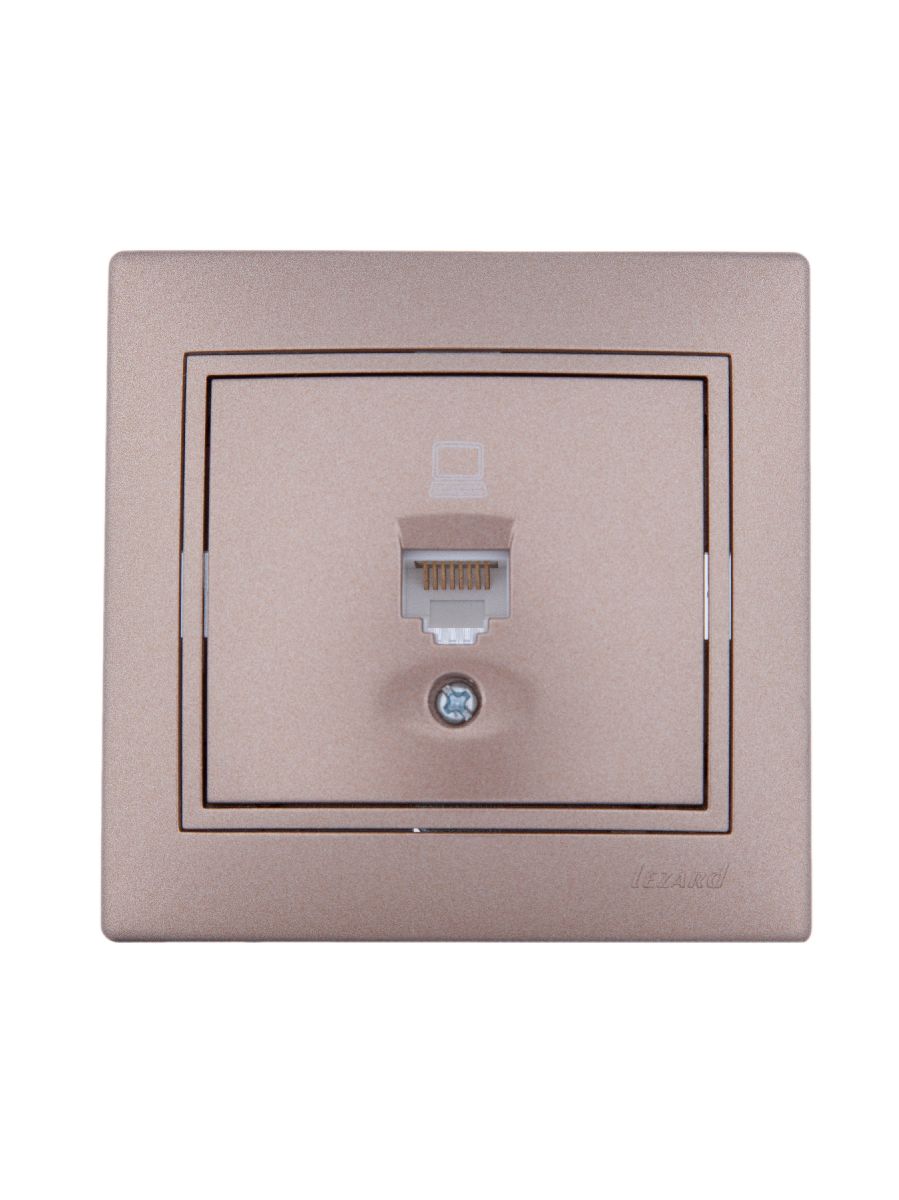 Розетка компьютерная Lezard Mira 701-3131-139