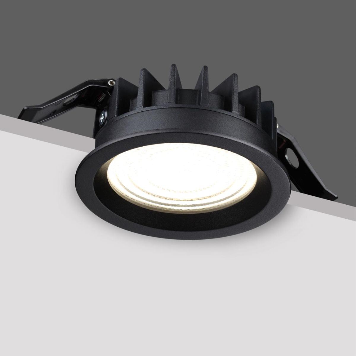 Встраиваемый светильник с переключателем цветовой температуры и угла рассеивания Novotech Wir Fluo 359845