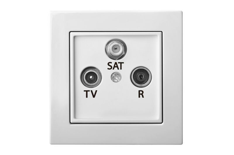 Розетка телевизионная (TV+R+SAT) Liregus Epsilon 28-028