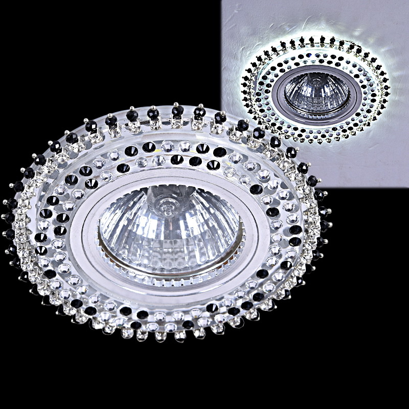 Встраиваемый светильник Reluce 59502-9.0-001MN MR16+LED3W BK