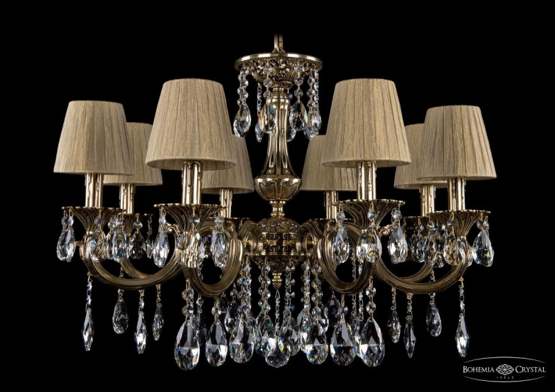 Подвесная люстра Bohemia Ivele Crystal 1702/8/250A/GB/SH7