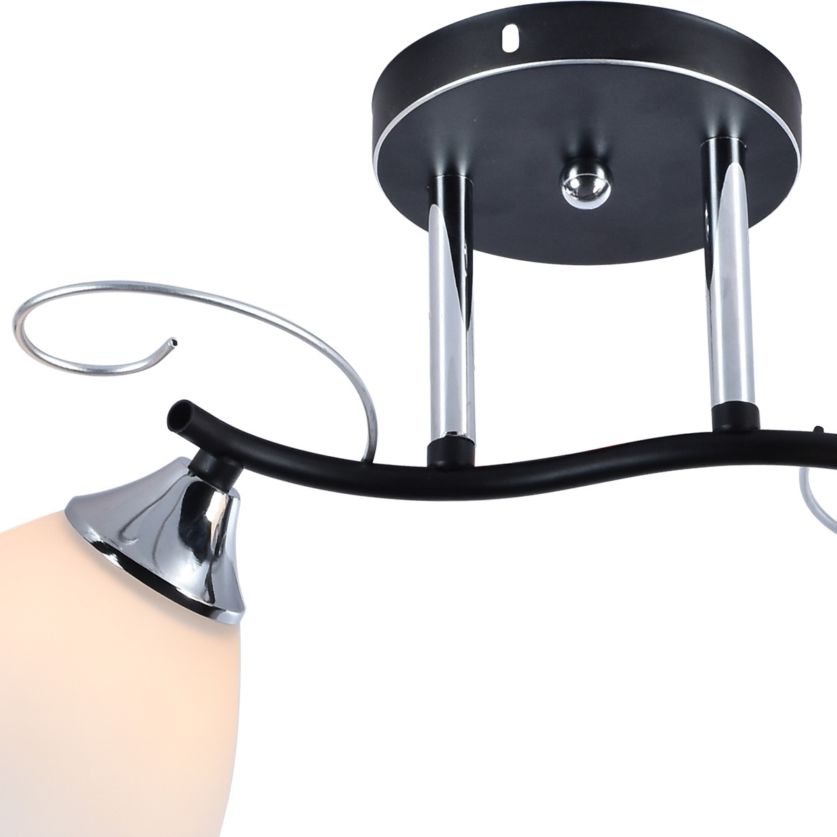 Люстра на штанге Reluce 91250-0.3-02 BK+CR