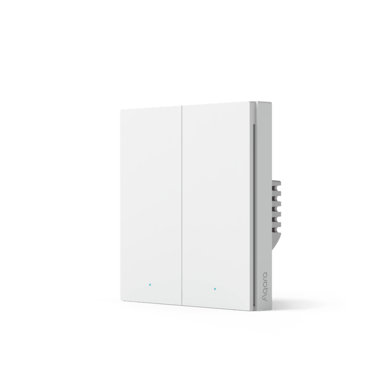 Умный выключатель Aqara Smart wall switch H1 ( with neutral, double rocker) WS-EUK04