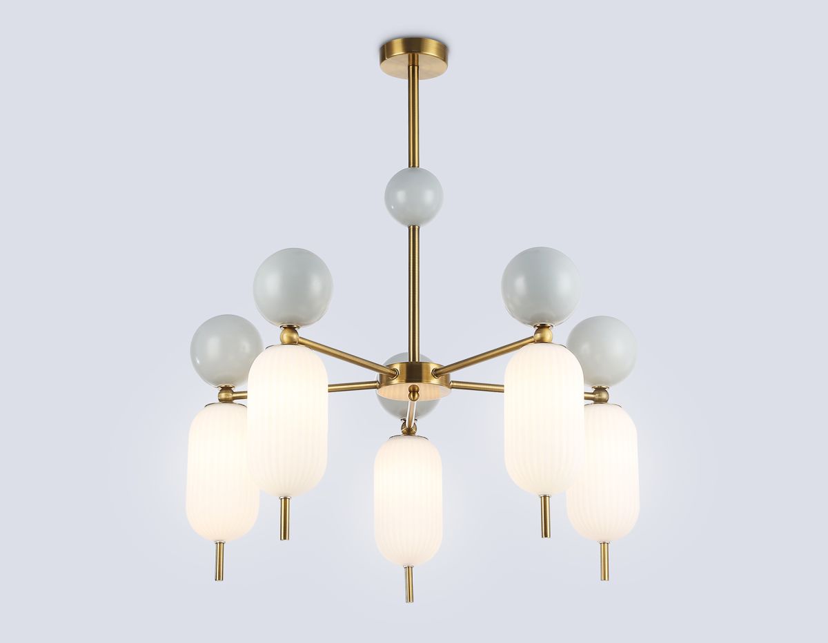 Люстра на штанге Ambrella Light High Light Ceramo Modern LH53104