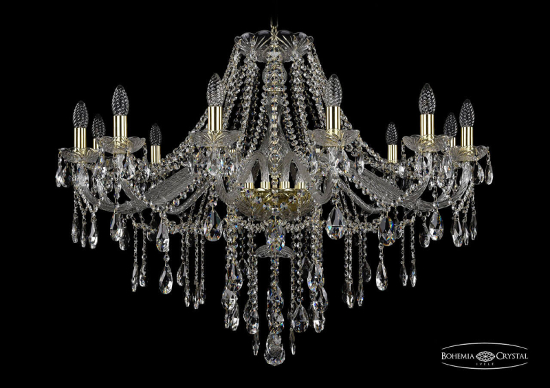 Подвесная люстра Bohemia Ivele 1415/12/360/G