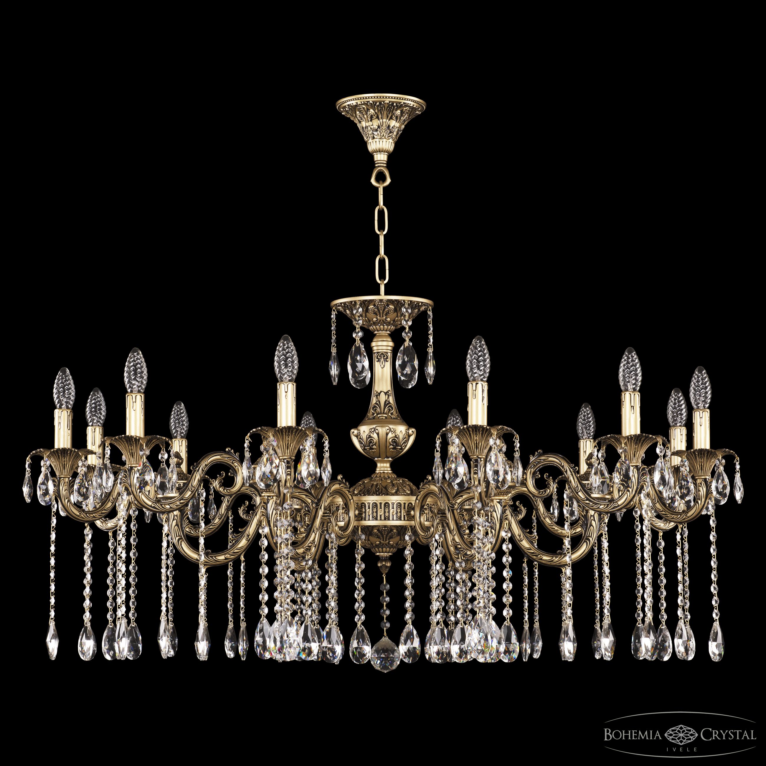 Подвесная люстра Bohemia Ivele Crystal AL79104/12/430 A AGB
