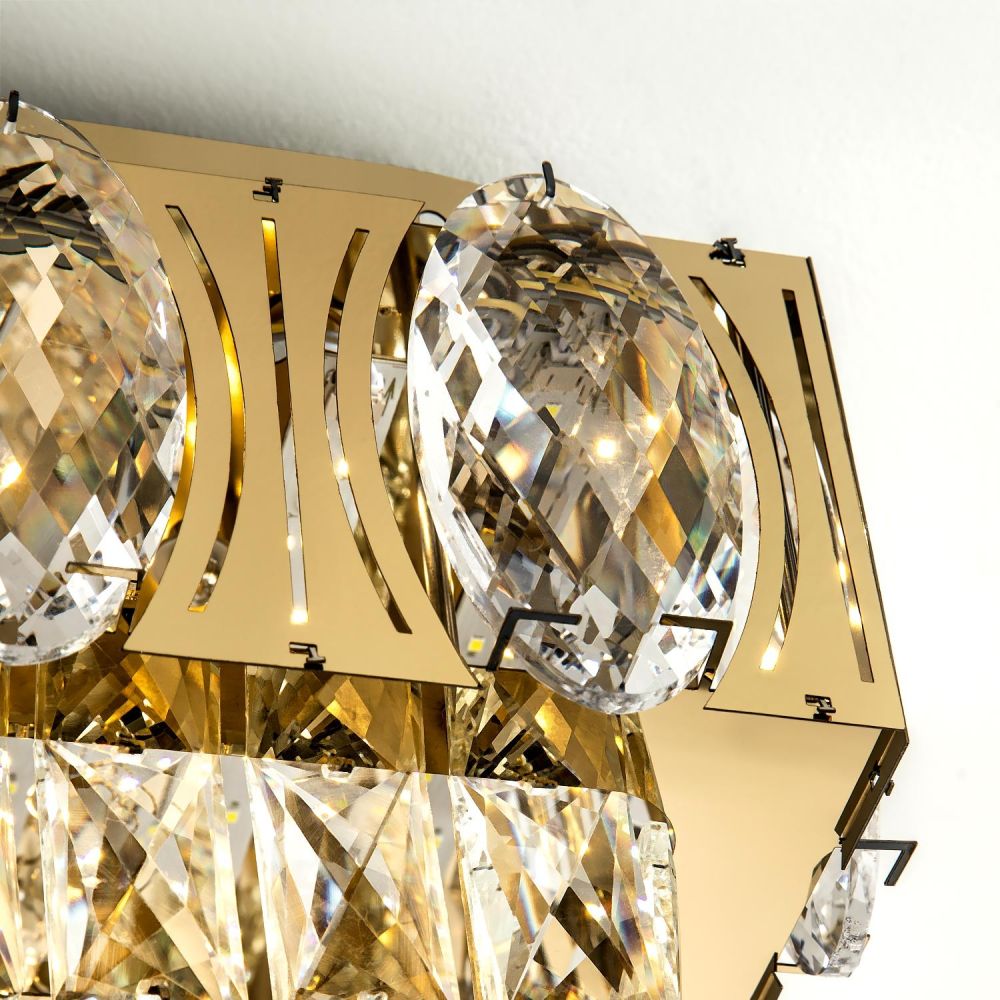 Потолочная люстра LED4U L9438-500-500 GD с УД