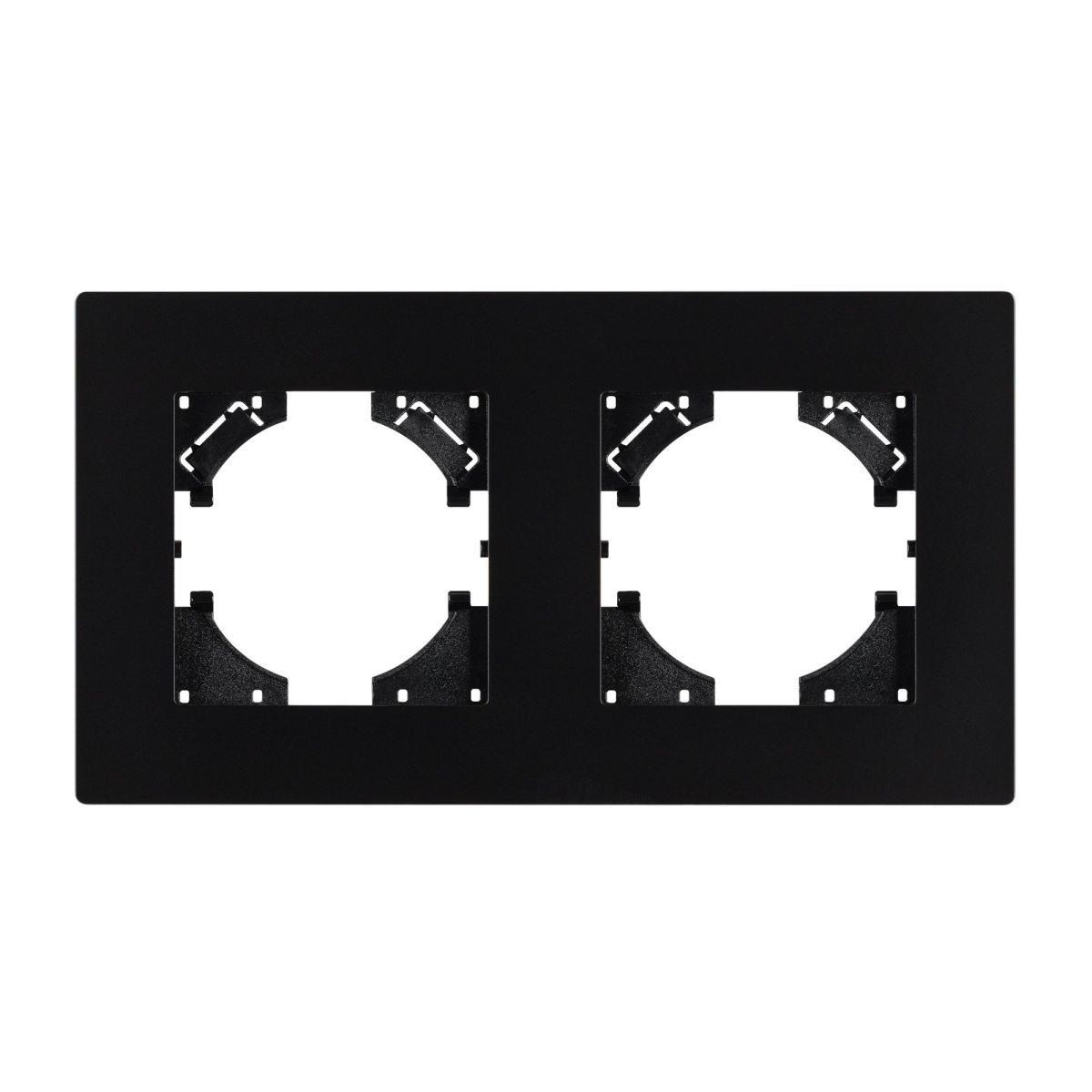 Рамка на 2 поста пластиковая Arlight FRM-PERIO-PL-2-BK 049751