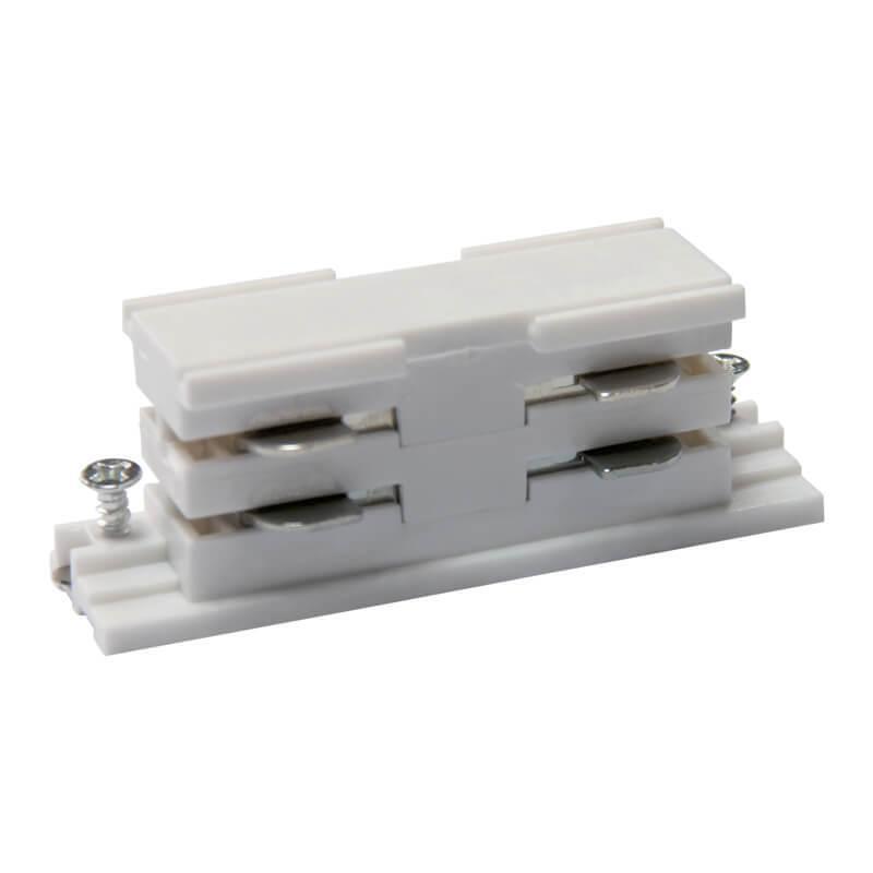 Соединитель для шинопроводов прямой внутренний (09743) Uniel UBX-A11 Silver