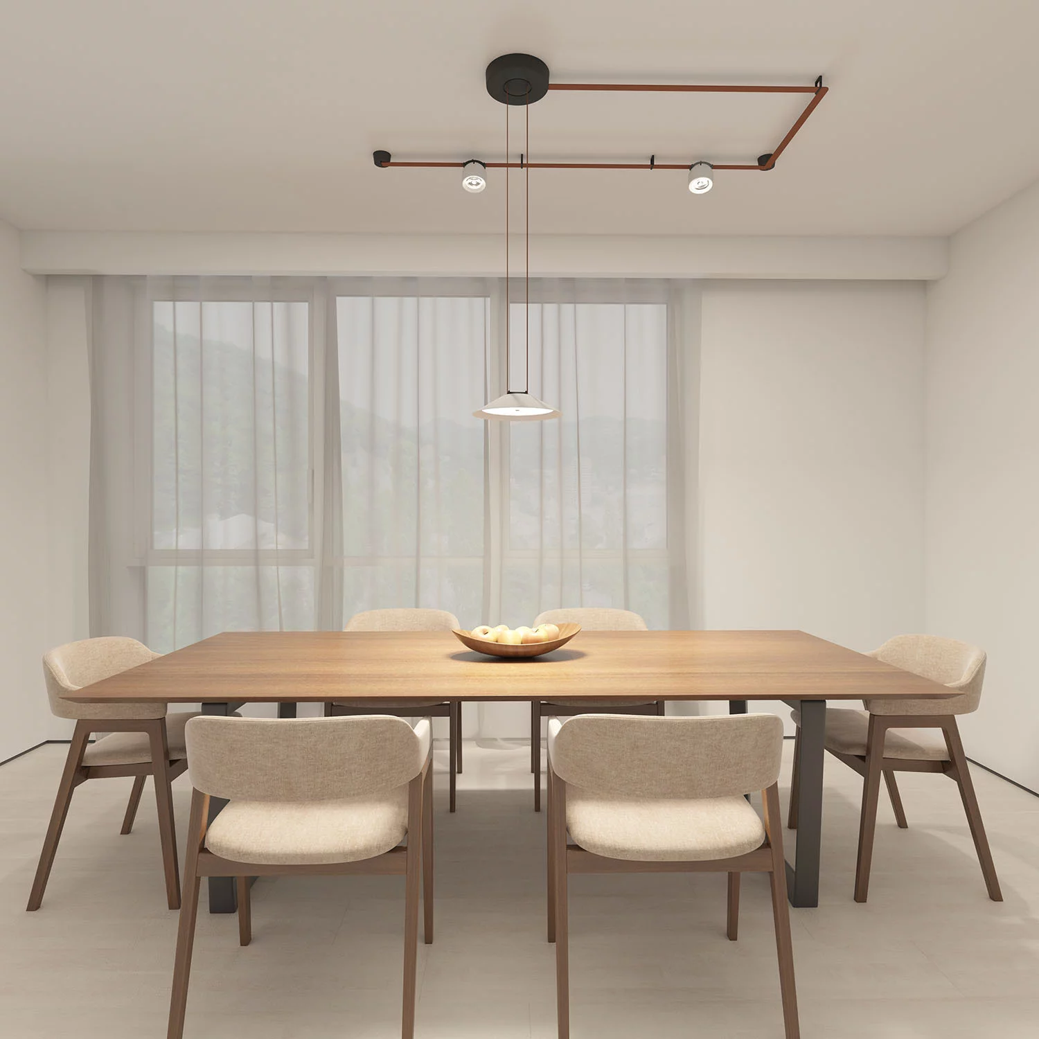 Трековый однофазный светильник Denkirs Belty spot DK5540-WH+BK в Москве