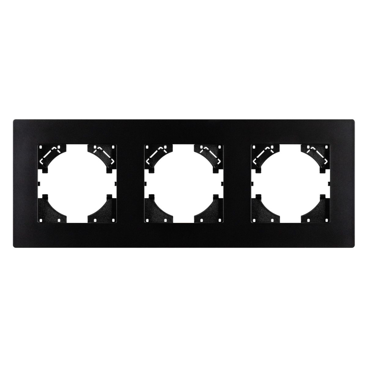Рамка на 3 поста пластиковая Arlight FRM-PERIO-PL-3-BK 049755