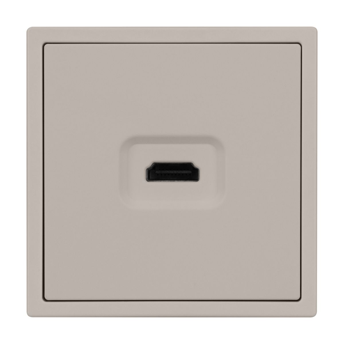 Механизм HDMI розетки Arlight SCT-NOBE-MHD1-SFPL-CA (Кашемир) 061842