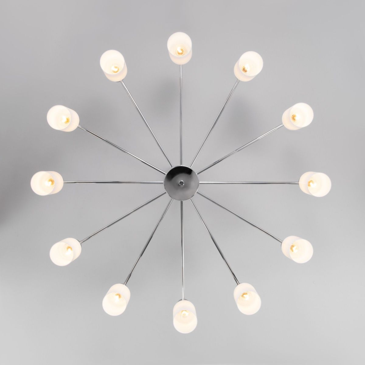 Люстра на штанге Eurosvet Vegga 70160/12 хром Smart a057112