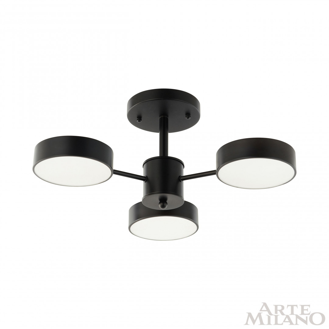 Люстра на штанге Arte Milano Ferrara 250906/3B Bk