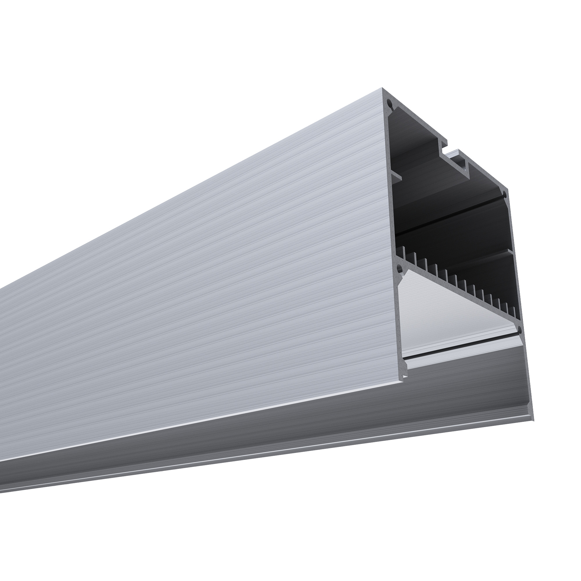 Профиль П-образный подвесной Apeyron ширина ленты до 60мм (рассеиватель, заглушки - 2шт) 08-28