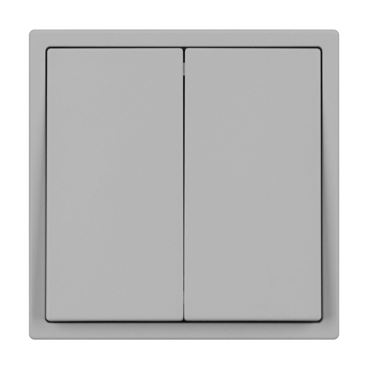 Механизм выключателя двухклавишный перекрёстный Arlight SWT-NOBE-MKX2-SFPL-IS (230V, 10A) (Никель) 061794