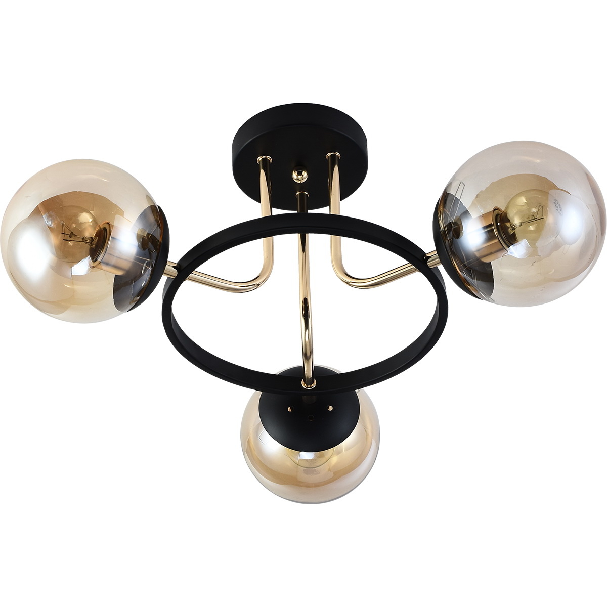 Люстра на штанге Reluce 01344-0.3-03 BK+FGD