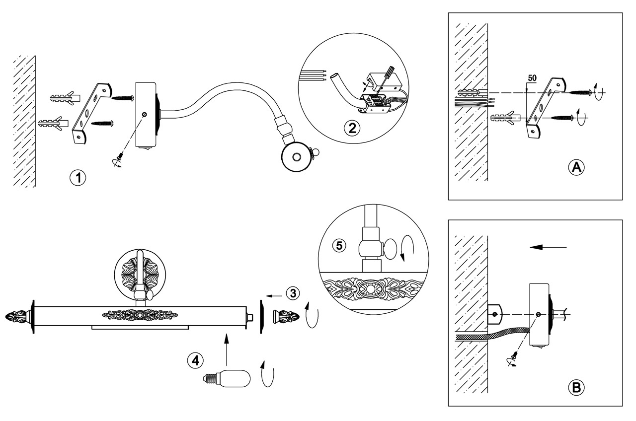 Подсветка для картин Odeon Light Benor 2530/2W