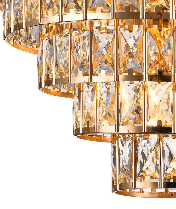 Подвесная люстра Natali Kovaltseva AMANDA 81428/8C GOLD