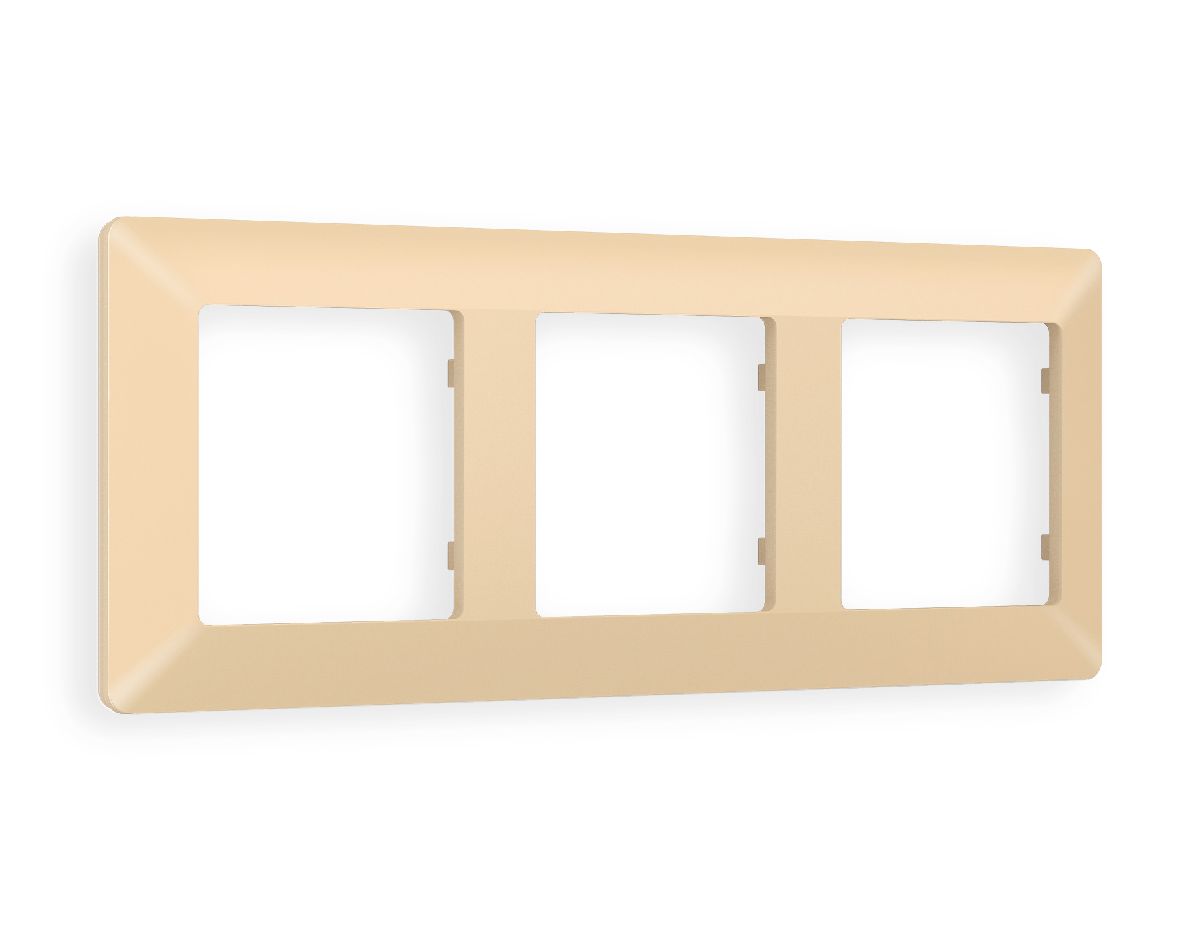 Рамка трехместная Ambrella Volt Line AF110603