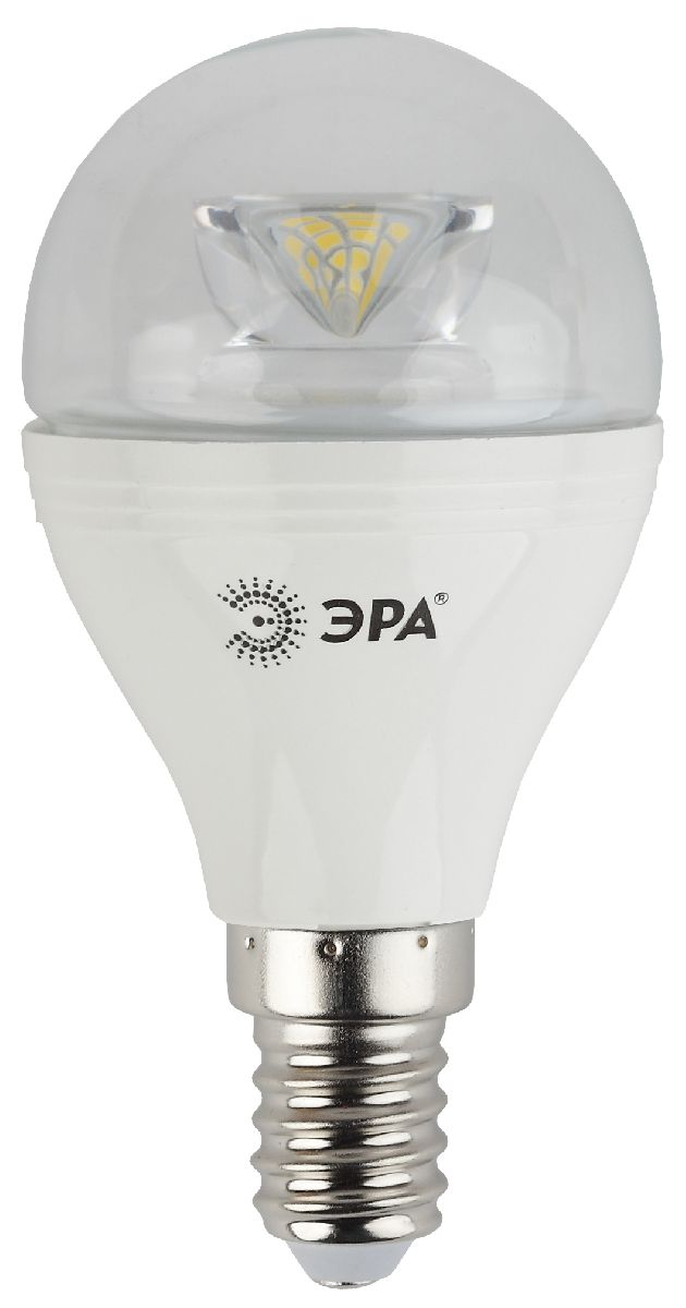 Лампа светодиодная Эра E14 7W 4000K LED P45-7W-840-E14-Clear Б0020552