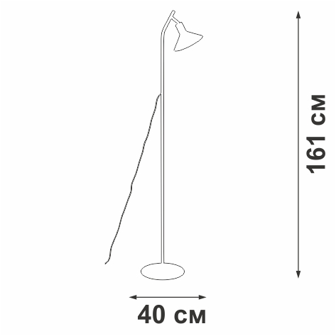 Торшер Vitaluce V3012-1/1P