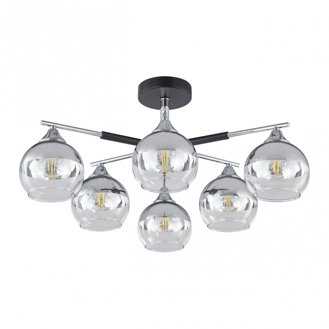 Люстра на штанге Arte Milano Napoli 339354/6 CR+BK