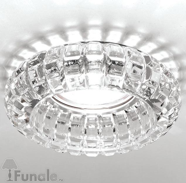 Встраиваемый светильник Ambrella Light Crystal D4141 CL/CH