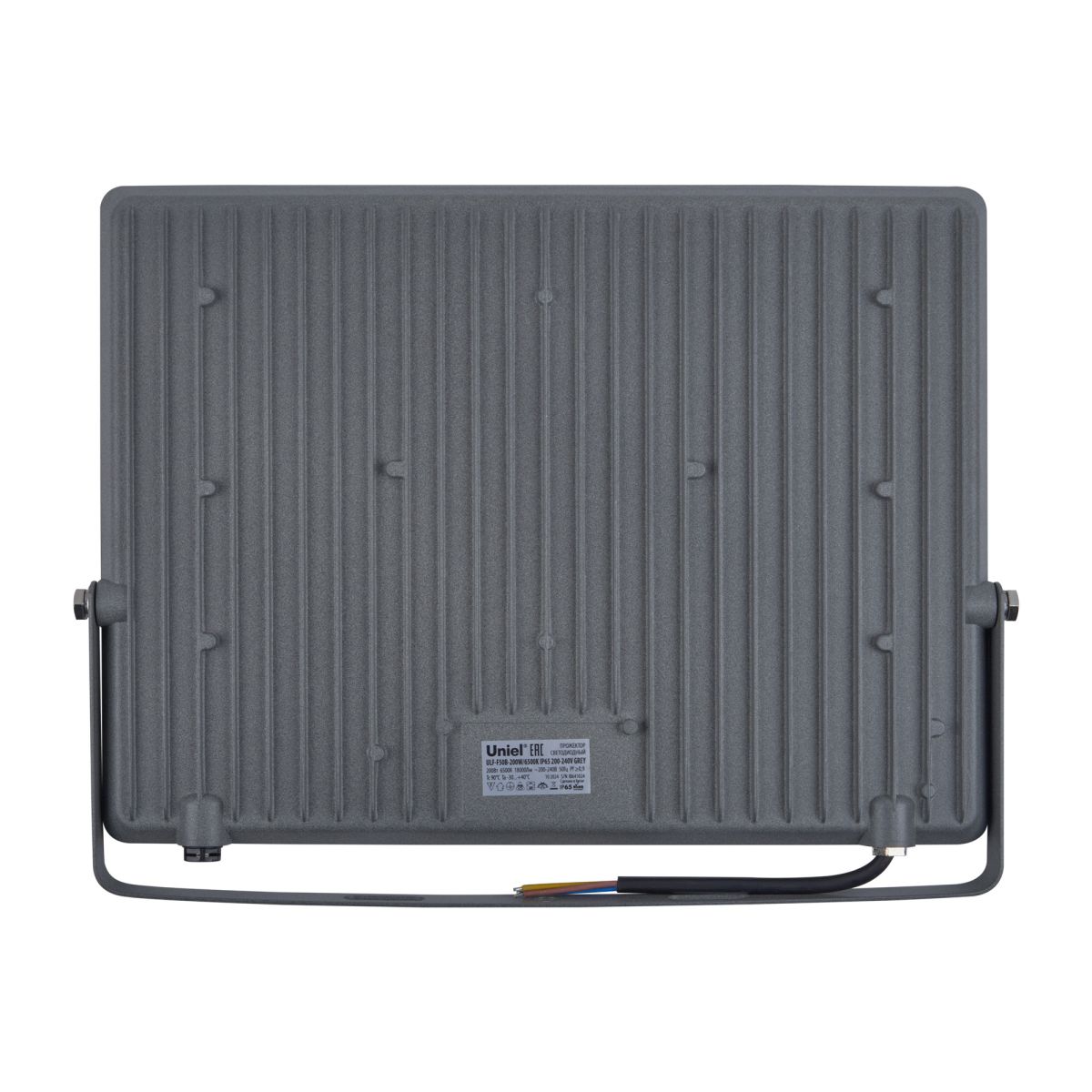 Прожектор Uniel ULF-F50B-200W/6500K IP65 200-240V GREY UL-00012763
